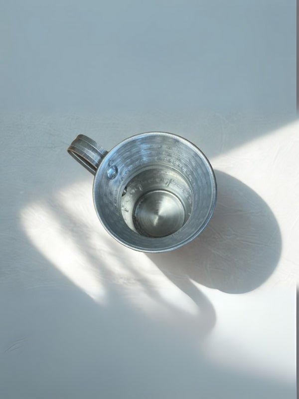 Şehzademutfak El Yapımı Alüminyum Masrafa Bardak | Osmanlı Tarzı Geleneksel Su Bardağı