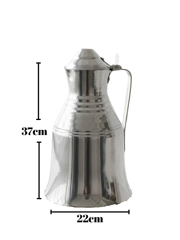 Şehzade Mutfak El Yapımı Alüminyum Güğüm 37 cm Yükseklik – 22 cm Çap – Su & Süt Taşıma Kabı