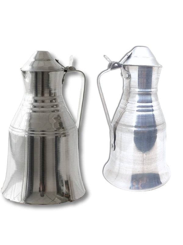 Şehzade Mutfak El Yapımı Alüminyum Güğüm 37 cm Yükseklik – 22 cm Çap – Su & Süt Taşıma Kabı