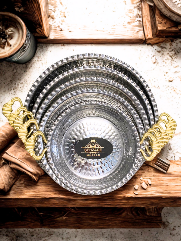 Şehzademutfak El Işçiliği 16 Parça Çeyiz Tencere Seti – Şehzademutfak Kalitesiyle